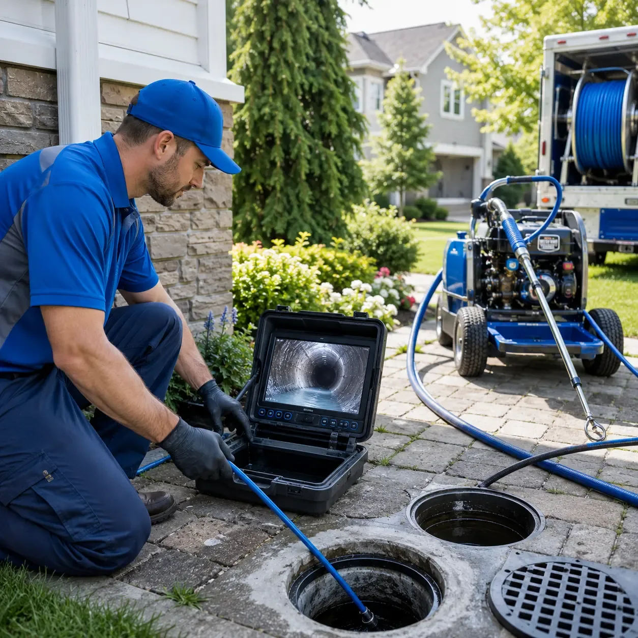 Outdoor drain cleaning professionals serving Islandia, NY